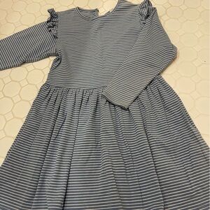 Siaomimi Blue & White Striped Dress